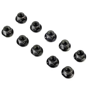 Losi Flanged Nylock Nut M6 STL (10) / LOS-4030