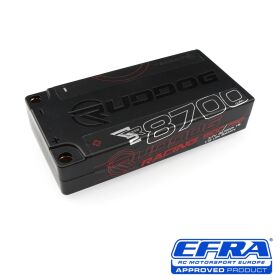 RUDDOG Racing RR2 8700mAh 150C/75C 3.7V 1S 1/12 LiPo...