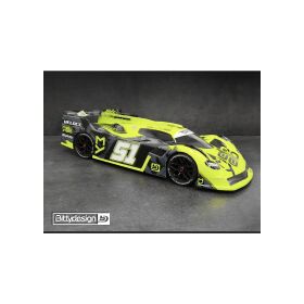 Bittydesign VELOCE 1/7 Speed-Run Body Clear (For ARRMA Infraction | Limitless, Hobao VTE2, Pre-Cut, 2mm ) / BDAR7-VLC