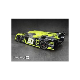 Bittydesign VELOCE 1:7 Speed-Run Karosserie klar, vorgeschnitten, 2mm (für ARRMA Infraction / Limitless, Hobao VTE2) / BDAR7-VLC