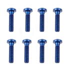 Revolution Design Aluminium-Zentrierschrauben M3x12mm AE-Blau (8 Stück) / RDRP0761-12