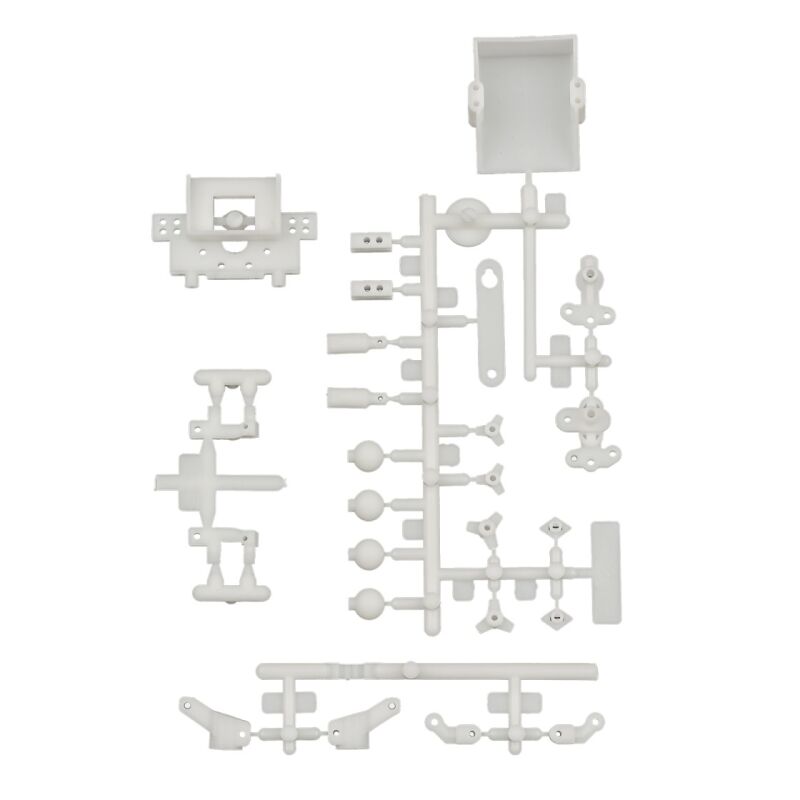 Team Associated Model 24 Rear Bulkhead, Caster Blocks, Steering Blocks and Accessories / AE21755