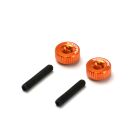 Exotek Twist Nuts For M3 Thread (Orange) / EXO1191ORG