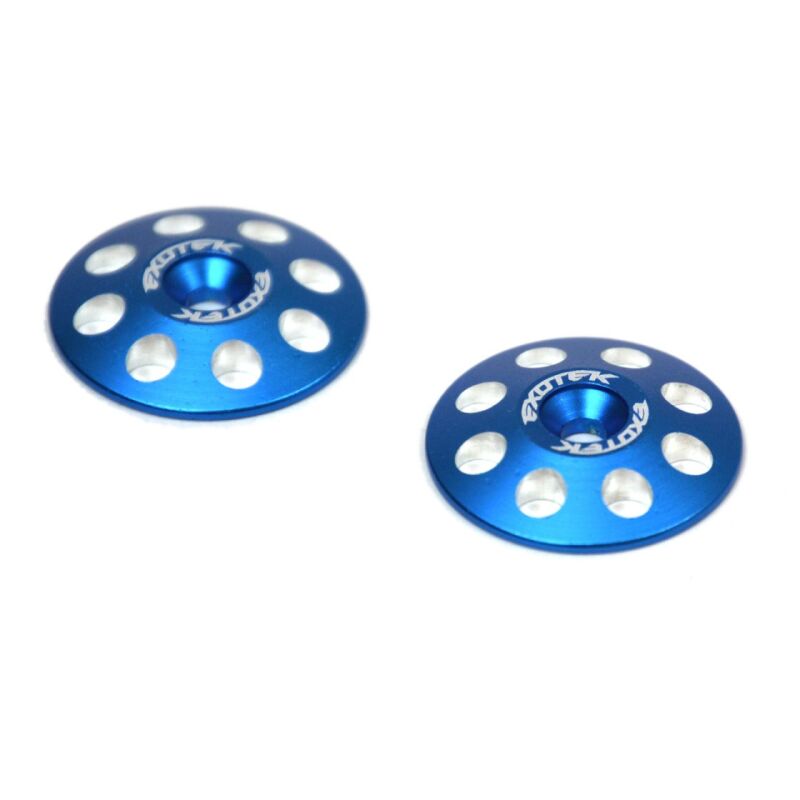 Exotek XL Wing Buttons 22mm 1:8 Aluminium 2 Stück blau / EXO1665BLU