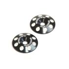 Exotek Flite Wing Buttons V2, 6061 (2pcs | Black) / EXO1678BLK