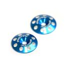 Exotek Flite Wing Buttons V2, 6061 (2pcs | Blue) / EXO1678BLU