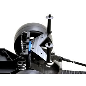 Exotek Carbon-Karosseriehalter hinten +28 mm für Traxxas Slash 2WD / EXO1981