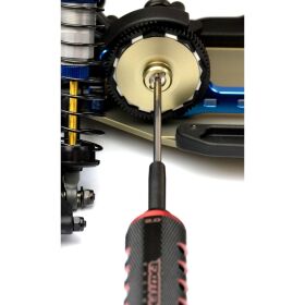 Exotek Top-Shaft-Schraube Titan poliert für Team Associated B7.1 & B7.1D / EXO2225