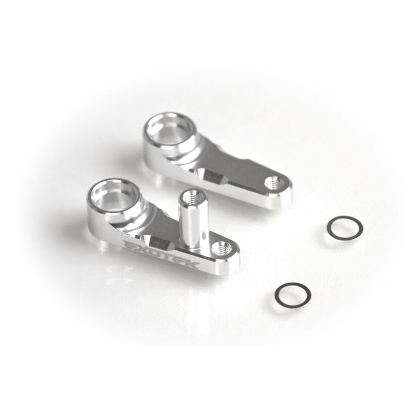 Exotek Tamiya BBX BB-01 HD Lenkhebel Aluminium silber / EXO2236
