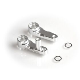 Exotek Tamiya BBX BB-01 HD Lenkhebel Aluminium silber / EXO2236