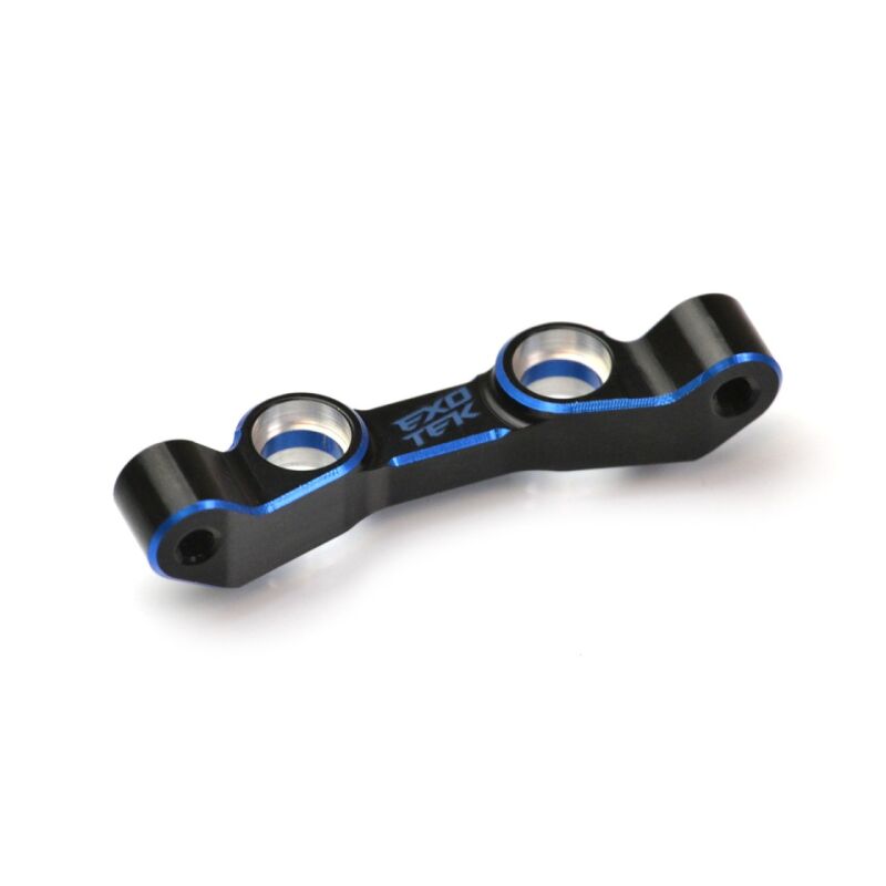 Exotek Team Associated B7.1 HD Lenkplatte Aluminium schwarz-blau eloxiert / EXO2240