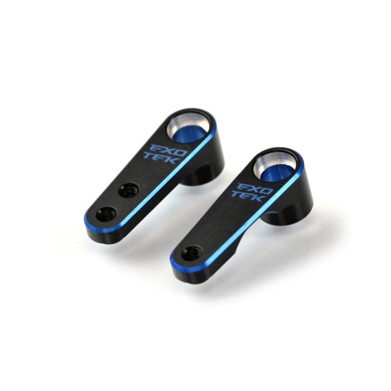 Exotek Team Associated B7.1 HD Lenkhebel Aluminium schwarz-blau eloxiert / EXO2241