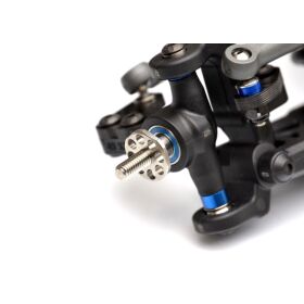 Exotek Associated B7.1 HD Front Axles, Titanium / EXO2247