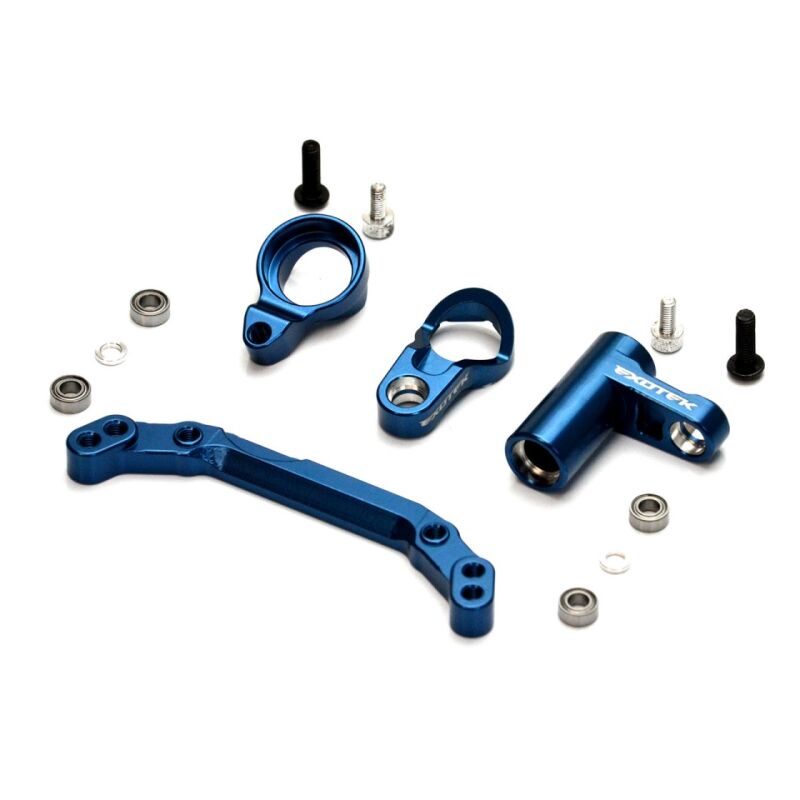 Exotek Associated MT10 / PRO4 SC10 HD Steering Set, 7075 With Bearings / EXO2266