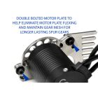 Exotek Associated MT10 / PRO4 SC10 HD Motor Cooling Plate Set, Stainless Steel / EXO2271