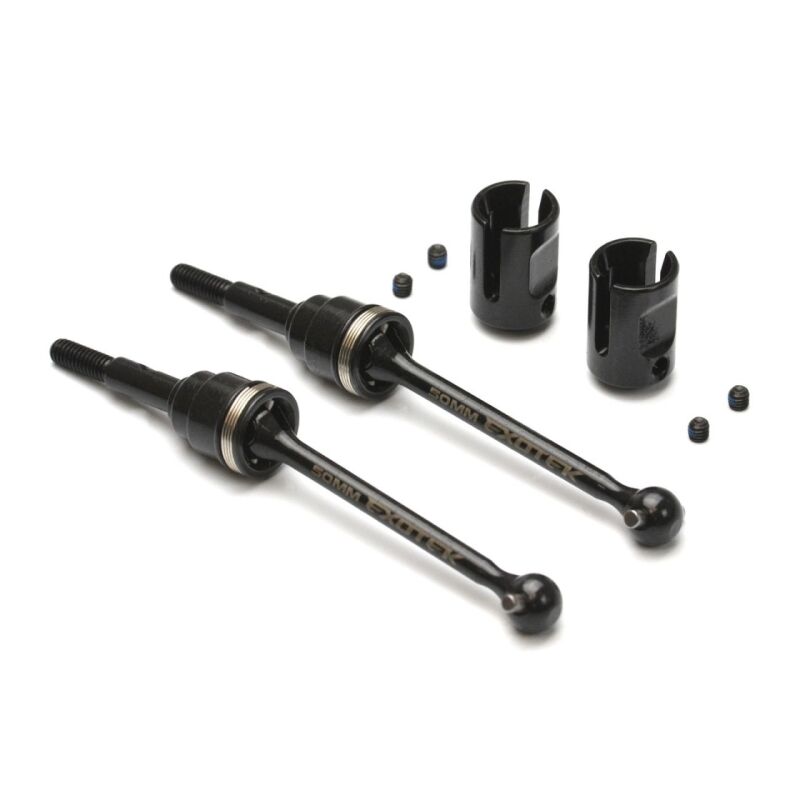 Exotek Traxxas Mini Maxx HD Steel CVD Axle Set 50mm, Front Or Rear (1 pair) / EXO2318