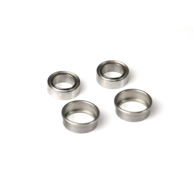 Exotek Tamiya F1 1/4" Axle Adapter Bearings Set, For TRF104 F104 Etc / EXO2344