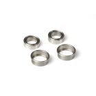 Exotek Tamiya F1 1/4" Axle Adapter Bearings Set, For TRF104 F104 Etc / EXO2344