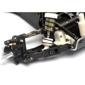 Exotek Schwingenstifte geschraubt (6 Stück) vorne, Stahl nitriert, für Team Associated RC10 Classic / EXO2360