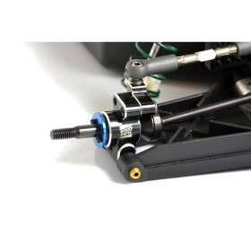 Exotek HD Radträger hinten einstellbar 7075 Aluminium für M3-Kugelköpfe, für Team Associated RC10 Classic / EXO2363
