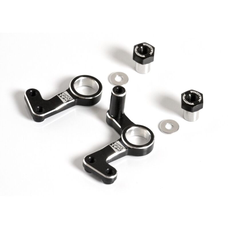 Exotek Associated RC10 HD Steering Cranks, 7075 For Use With M3 Ball Studs / EXO2364