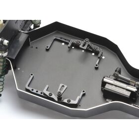 Exotek Shorty-Akkuhalter-Set 7075 Aluminium & Carbon, für Team Associated RC10 / EXO2365