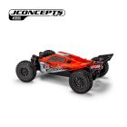 JConcepts P2 Buggy Karosserie für Arrma Typhon Grom Clipless, vorgeschnitten, klar / JCO0696