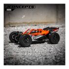 JConcepts P2 Buggy Karosserie für Arrma Typhon Grom Clipless, vorgeschnitten, klar / JCO0696