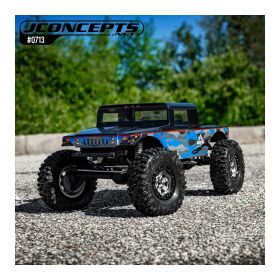JConcepts APC-X Scale Crawler Karosserie für 313 mm Radstand, vorgeschnitten, klar / JCO0713