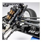 JConcepts - RC10 1989 Stealth, aluminum steering bellcranks, set - blue (Fits: RC10 1989 Masami) / JCO5301-1