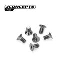 JConcepts Titan-Senkkopfschrauben FHCS 8/32 x 5/16 Zoll, 6 Stück / JCO5337