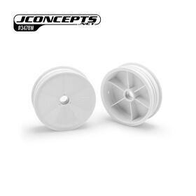 JConcepts Mono - RC10 2.0" front wheel, Weiß -...