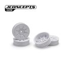 JConcepts Pioneer 2.2" 2WD Buggy Slim-Vorderfelgen, weiß, 4 Stück / JCO3476W