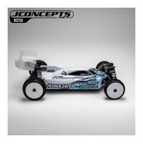 JConcepts Striker Buggy Karosserie für Team Associated RC10B84, leichte Ausführung, inkl. 6.5" Heckflügel, klar / JCO0724L
