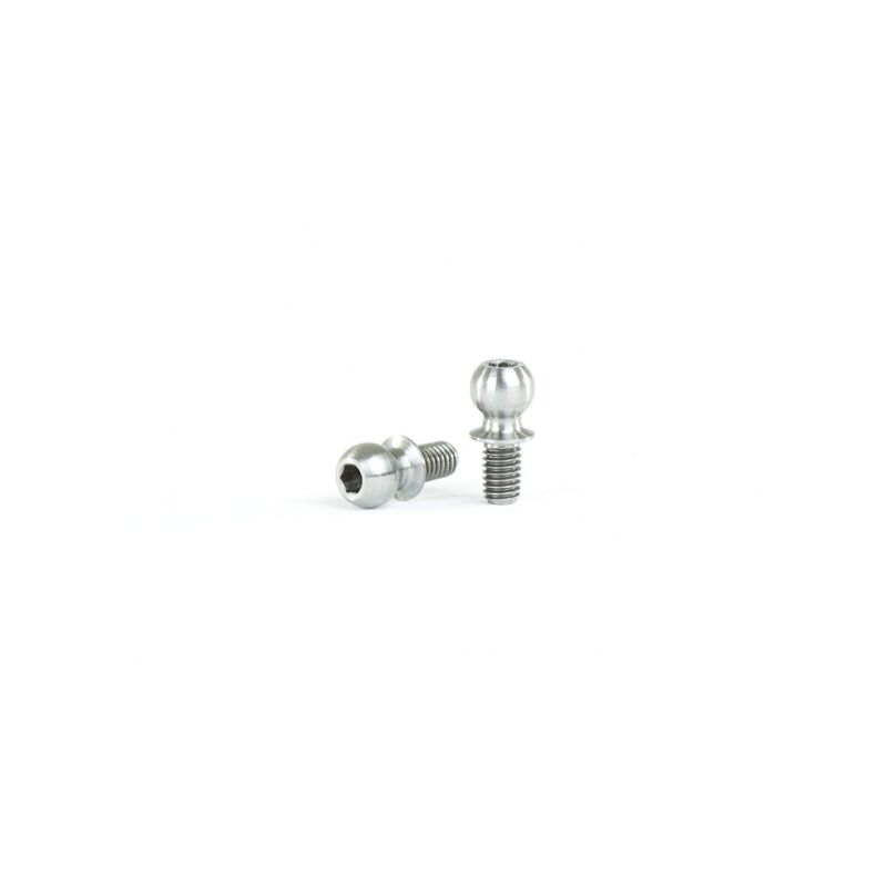 Avid RC 4.9x5mm Titanium Ball Stud | 2 pack / AV1027-49-TI-5