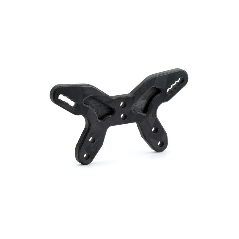 Avid RC LD3 Forged Carbon Shock Tower | -4mm | Front / AV10227-F