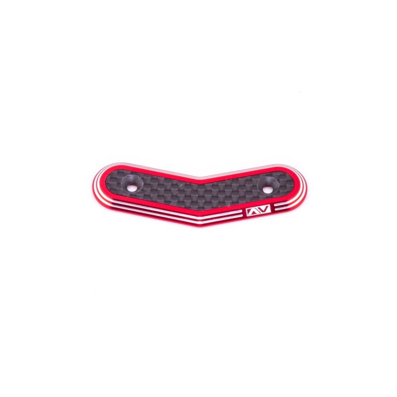 Avid RC Ringer Hybrid 8th Wing Button | Sworkz | Rot / AV1854-SWORKZ-RED