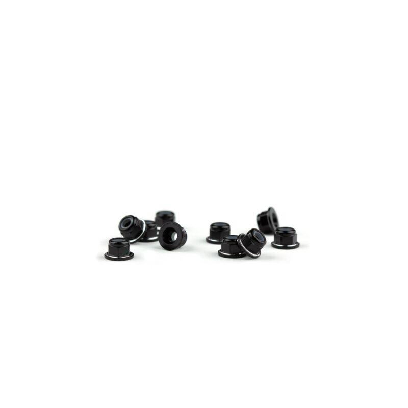 Avid RC Ringer Locknut | M3 Flanged | Black | 10 Pack / AV10100-BLK
