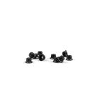 Avid RC Ringer Locknut | M3 Flanged | Black | 10 Pack / AV10100-BLK