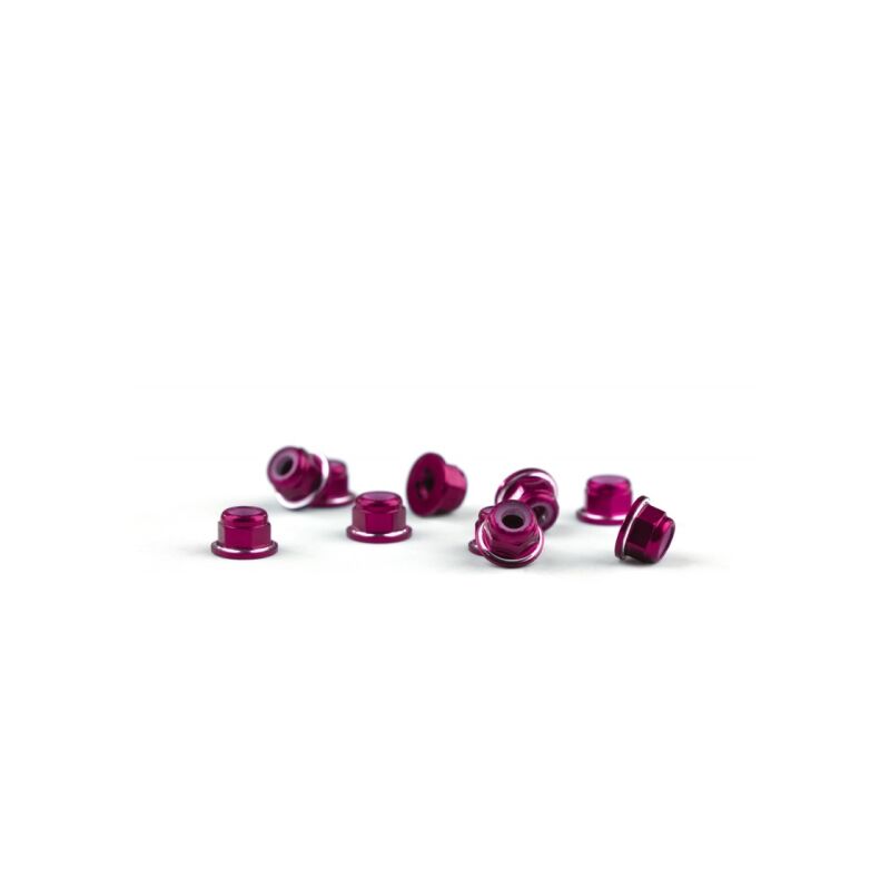Avid RC Ringer Locknut | M3 Flanged | Pink | 10er-Pack / AV10100-PNK