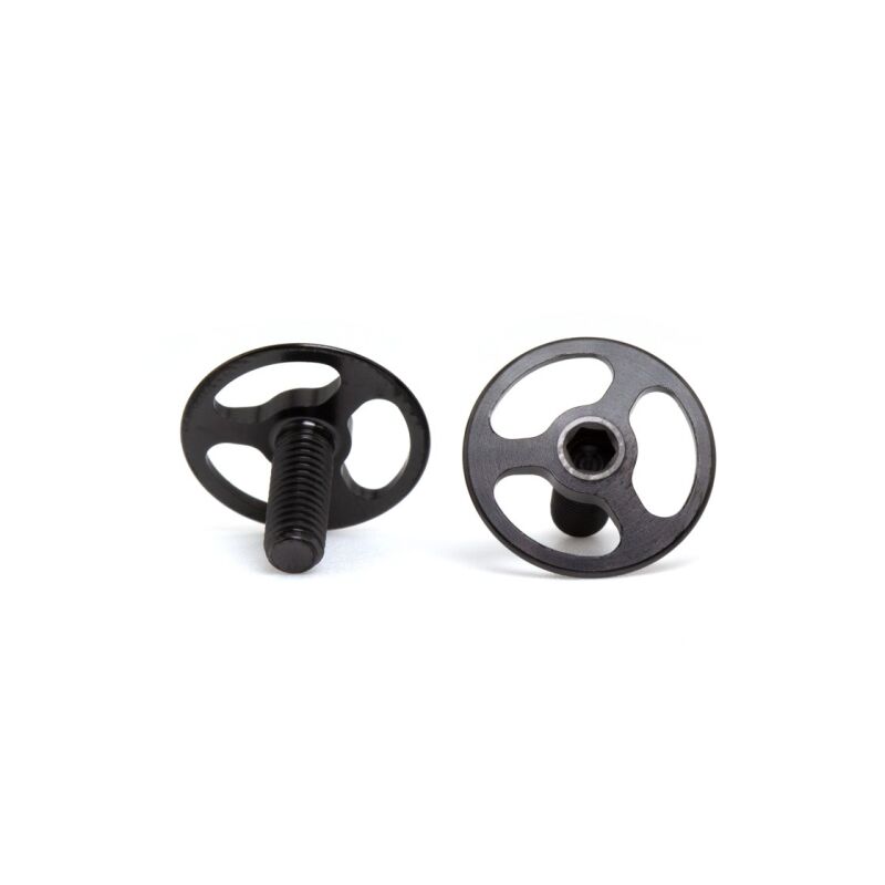Avid RC Triad Titanium Wing Screws | Black / AV1067-B