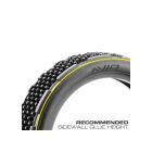 Avid RC Guardian 2.2" Slim Front Carpet Tire (A4 Soft Red) / AV3001-A4