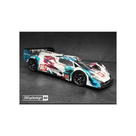 Bittydesign AMR10 1:10 LMH Karosserie 190 mm klar / BDLMH-190AMR10