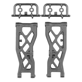 Team Associated RC10T84 FT Carbon Front Suspension Arms,...