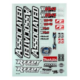 Team Associated RC10T84 Decal Sheet / AE92621