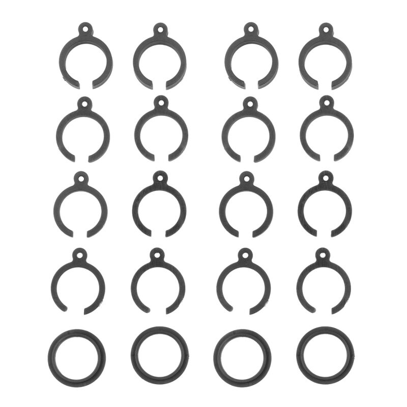 Team Associated RB10 Retro Shock Spring Clips, Grau / AE91242