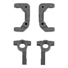 Team Associated RB10 Retro Steering Blocks and Caster Blocks, Grau / AE91245
