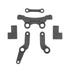 Team Associated RB10 Retro Steering Bellcrank Set, Grau / AE91246