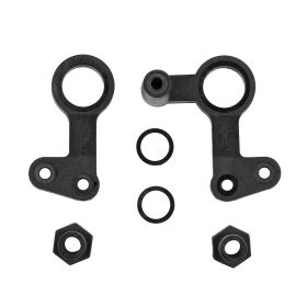 Team Associated RC10WC Bellcranks, Black / AE6400
