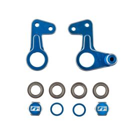 Team Associated RC10 FT CNC Bellcrank Set, Blau / AE6975